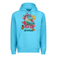 Ocean Blue vintage soul Premium Hoodie - BundleAndBundleShop