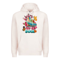 Pale Pink vintage soul Premium Hoodie - BundleAndBundleShop