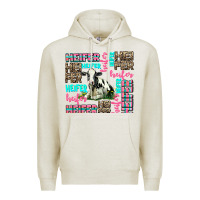 Oatmeal Heather heifer Premium Hoodie - AdoDesignShop