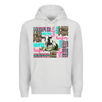 Dove Grey heifer Premium Hoodie - AdoDesignShop