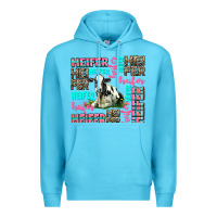Ocean Blue heifer Premium Hoodie - AdoDesignShop