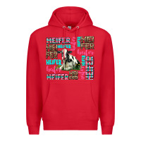 Red heifer Premium Hoodie - AdoDesignShop