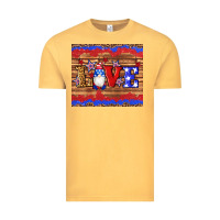 Vintage Mustard american flag gnomes love star leopard glitter Vintage Tee - Artiststas