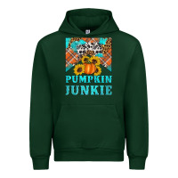 Forest Green pumpkin junkie Urban Hoodie - Artiststas