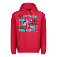 Cardinal faith with cross Premium Hoodie - AdoDesignShop