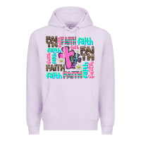 Lilac faith with cross Premium Hoodie - AdoDesignShop