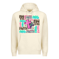 Sandshell faith with cross Premium Hoodie - AdoDesignShop