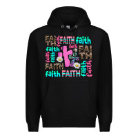 Black faith with cross Premium Hoodie - AdoDesignShop