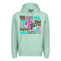 Seafoam faith with cross Premium Hoodie - AdoDesignShop