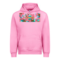 Fuchsia Pink teacher floral pencil libbey glass Urban Hoodie - BundleAndBundleShop