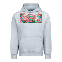 Heather Grey teacher floral pencil libbey glass Urban Hoodie - BundleAndBundleShop