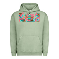 Pigment Oil Green teacher floral pencil libbey glass Urban Hoodie - BundleAndBundleShop