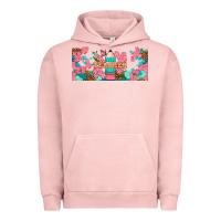 Pigment Salmon teacher floral pencil libbey glass Urban Hoodie - BundleAndBundleShop