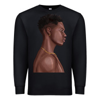 Black afro black man Premium Sweatshirt - texasbilliewilder