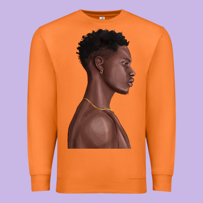 Premium Sweatshirt afro black man