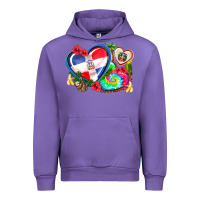 Tulip western leopard  dominican republic  hearts Urban Hoodie - AdoDesignShop
