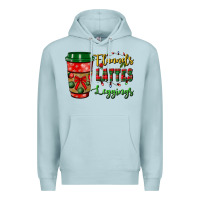Blue Mist flannels lattes leggings Premium Hoodie - BundleAndBundleShop