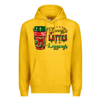 Lemon flannels lattes leggings Premium Hoodie - BundleAndBundleShop