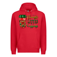 Red flannels lattes leggings Premium Hoodie - BundleAndBundleShop