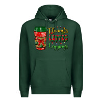 Sports Green flannels lattes leggings Premium Hoodie - BundleAndBundleShop
