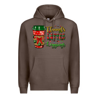 Coffee flannels lattes leggings Premium Hoodie - BundleAndBundleShop