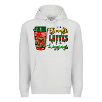 Dove Grey flannels lattes leggings Premium Hoodie - BundleAndBundleShop