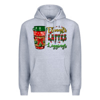 Heather Grey flannels lattes leggings Premium Hoodie - BundleAndBundleShop