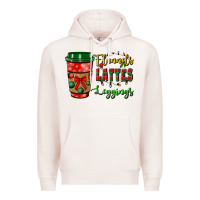 Pale Pink flannels lattes leggings Premium Hoodie - BundleAndBundleShop