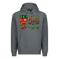 Rock flannels lattes leggings Premium Hoodie - BundleAndBundleShop