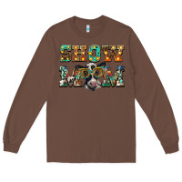 Chestnut show mom baby cow Long Sleeve Tee - BarkalooDesign