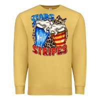 Antique Gold stars and stripes beer Premium Sweatshirt - Zillion Design Studio