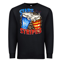 Black stars and stripes beer Premium Sweatshirt - Zillion Design Studio