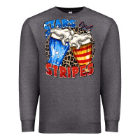 Charcoal Heather stars and stripes beer Premium Sweatshirt - Zillion Design Studio