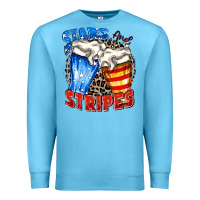 Ocean Blue stars and stripes beer Premium Sweatshirt - Zillion Design Studio