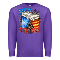 Purple stars and stripes beer Premium Sweatshirt - Zillion Design Studio