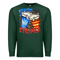 Sports Green stars and stripes beer Premium Sweatshirt - Zillion Design Studio