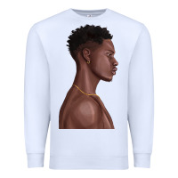 White afro black man Premium Sweatshirt - texasbilliewilder