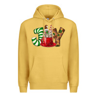 Antique Gold Joy Premium Hoodie - BundleAndBundleShop