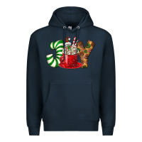 Navy Joy Premium Hoodie - BundleAndBundleShop