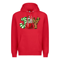 Red Joy Premium Hoodie - BundleAndBundleShop