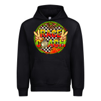 Black Race coach with leopard and peace hand Urban Hoodie - AdoDesignShop