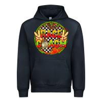 Navy Race coach with leopard and peace hand Urban Hoodie - AdoDesignShop