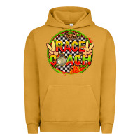 Pigment Peanut Butter Race coach with leopard and peace hand Urban Hoodie - AdoDesignShop