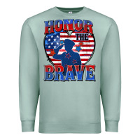 Seafoam honor the brave Premium Sweatshirt - Zillion Design Studio
