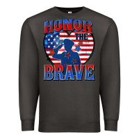 Smoke honor the brave Premium Sweatshirt - Zillion Design Studio