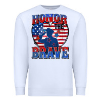 White honor the brave Premium Sweatshirt - Zillion Design Studio