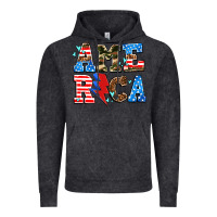 Vintage Black america with heart Vintage Hoodie - AdoDesignShop