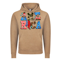 Vintage Coffee america with heart Vintage Hoodie - AdoDesignShop