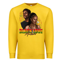 Lemon afro black love matters Premium Sweatshirt - texasbilliewilder