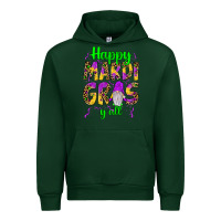 Forest Green happy mardi gras y'all gnome Urban Hoodie - JahusDesignShop
